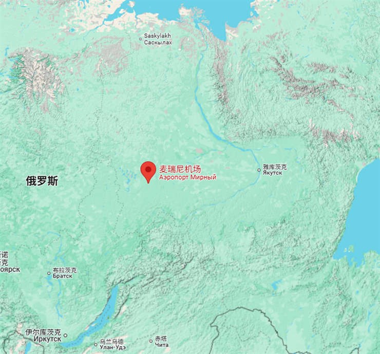 Mirny Airport (Russian: Аэропорт Мирный; Yakut: Мирнэй аэропорда) (IATA: MJZ, ICAO: UERR)