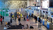Interior of Murmansk airport