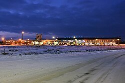 Emperor Nicholas II Murmansk Airport (Russian: Аэропо?рт Му?рманска им. Николая II or Аэропорт Мурмаши; IATA: MMK, ICAO: ULMM)