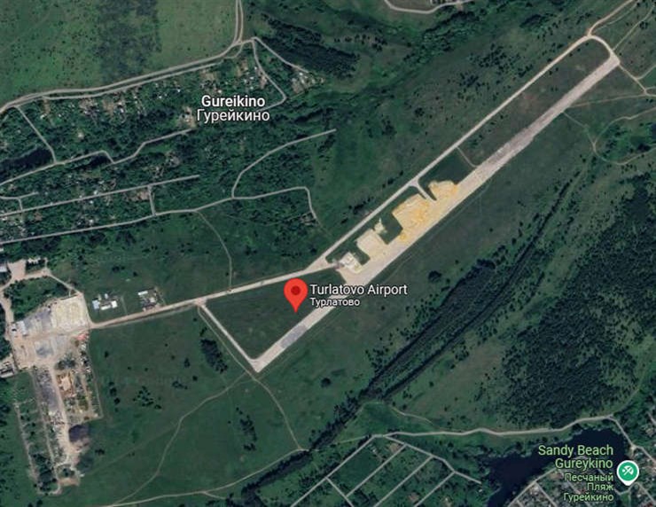 Turlatovo Airport (Russian: Аэропорт Турлатово) (IATA: RZN, ICAO: UUWR) i